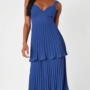 Lulu's Royal Blue Maxi Dress